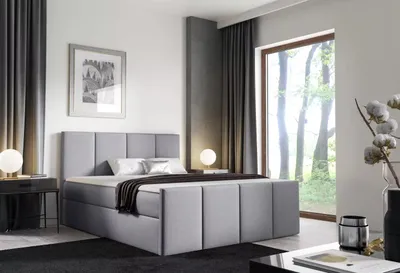 Obrázok produktu pre Posteľ s matracom a roštom LOLA - 140x220, šedá 2 + topper
