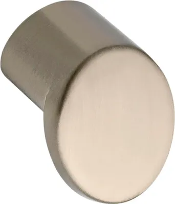 Produktbild von Citterio Möbelknopf Fama ø 21mm - Möbelknauf Breite 26mm - Griff für Schubladen, Zinkdruckguss Edelstahl Effekt
