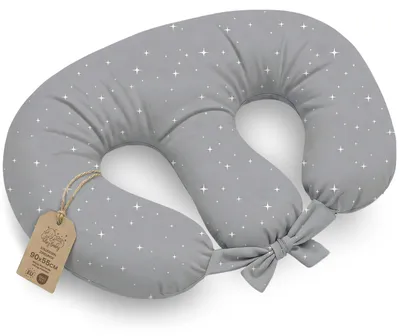 Zdjęcie produktu dla Poduszka do karmienia bliźniąt XXL 90x50 cm do karmienia w tandemie Galaktyka