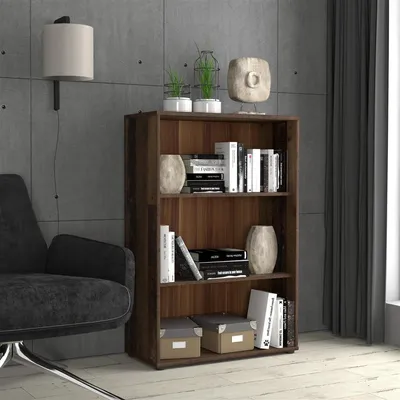 Produktbild von Regal Standregal Bücherregal Holzregal Beistellregal Dekoregal "Tembi III" Old Wood Vintage