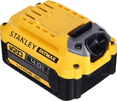 Produktbild von Stanley SFMCB204-XJ, Akku, Lithium-Ion (Li-Ion), 4 Ah, 18 V, Bohrer, Elektro-Mehrzweckwerkzeug, Sander, Built for STANLEY FATMAX V20 18V power tools such as drills, drivers, sanders, nail guns, angle...