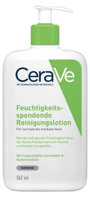 Produktbild von CeraVe Feuchtigkeitsspendende Reinigungslotion für Gesicht & Körper