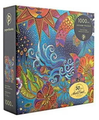 Immagine prodotto di Celestial Magic 1000 Piece Jigsaw Puzzle, Laurel Burch Collection by Paperblanks (Whimsical Creations)