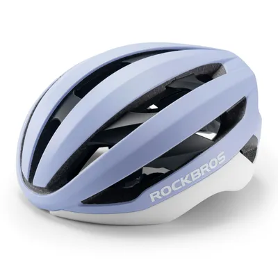 Image de Casque de vélo ROCKBROS : casque de vélo de course léger avec fermeture magnétique, réglable, pour adultes (58-62 cm), pour femmes et hommes, violet