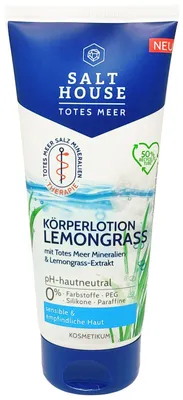 Produktbild von Salthouse Totes Meer Körperlotion Lemongrass empfindliche Haut 200ml