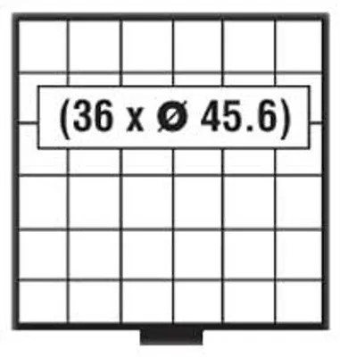 Produktbild von Münzschublade BEBA Maxi 6106 für 36 Münzen mit 45,6 mm Durchmesser