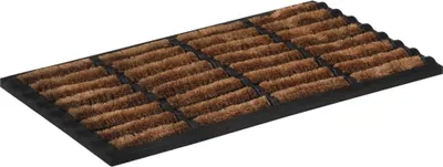 Produktbild von vidaXL Fußmatte Rechteckig 45x75 cm Gummi und Kokosfaser