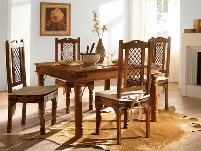 Produktbild von Essgruppe Merlow 148x90 + 4 Stühle