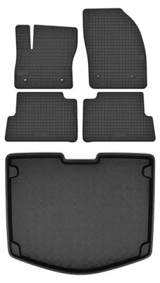 Obrázok produktu pre Gumové autokoberce SolidTread + vaňa kufra pre: Ford C-MAX MK2 2011-2015 minivan 5 ks