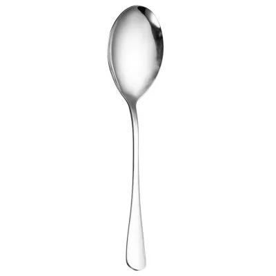 Produktbild von Großer Löffel langer Griff bequemer Grip Ladling Edelstahlbuffet Abendessen großer Servierlöffel täglich Gebrauch-A