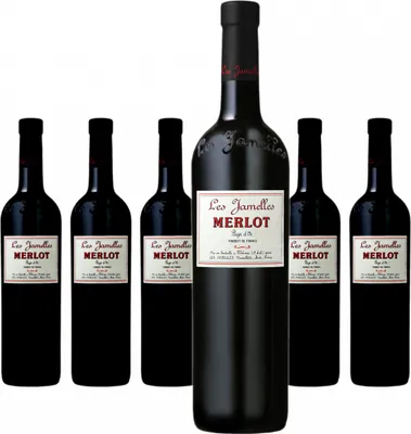 Produktbild von 6 x Les Jamelles Merlot – 2019