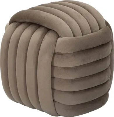 Produktbild von Pouf Bozzente, Mehrzwecksessel, Nachttisch, Hockerhocker, 45x45 h45 cm, Grau