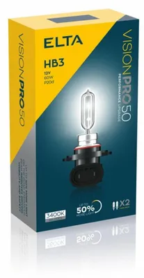 Immagine prodotto di Elta HB3 VisionPro +50% 60 W 12 V P20d, set da 2 pezzi