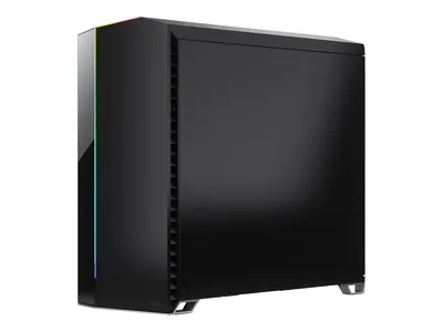 Produktbild von Fractal Design Vector RS Dark Tempered Glass, Tower, PC, Schwarz, Transparent, ATX, EATX, ITX, micro ATX, Stahl, Multi
