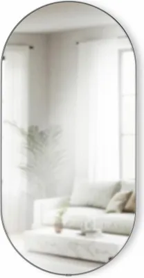 Immagine prodotto di Umbra Spiegel Hubba Pill, Wandspiegel, Glas, Titan, 157 x 45 cm, 1023469-624