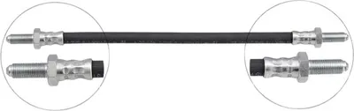 Image de Flexible de frein 308 mm OUT M10x1.0 OUT M10x1.0 A.B.S. pour ROVER 2000-3500