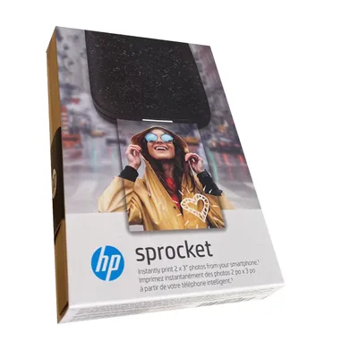 Zdjęcie produktu dla HP HPISPB, ZINK (Zero atramentu), 313 x 400 DPI, 2" x 3" (5x7.6 cm), Druk bez marginesów, Bluetooth, Czarny