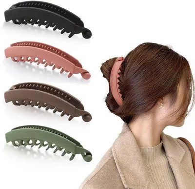 Produktbild von 4 Haarclips für dicke Haare, groß, stabil, Paardenstaart