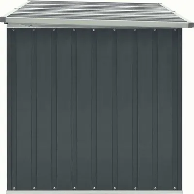 Produktbild von Gartenbox Grau 171 x 99 x 93 cm (L x B x H) aus verzinktem Stahl und Kunststoff