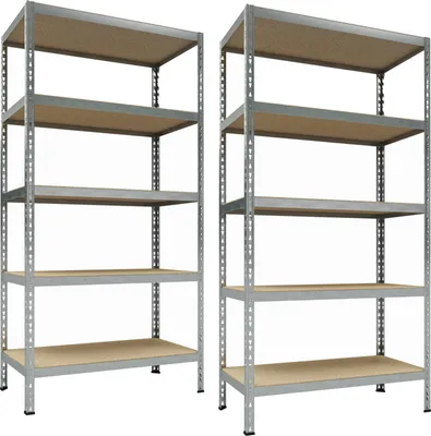 Produktbild von 2x TKT Steckregal Work System 180x120x40 cm Schwerlastregal Ordnerregal Steckregal Regal Aktenregal