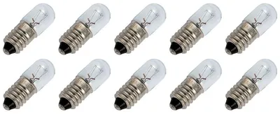 Produktbild von E10 Signallampe 55V 4W 2500K dimmbar 10 Stück