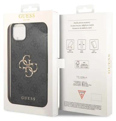 Immagine prodotto di Guess Guhcp15S4Gmggr Iphone 15 / 14 / 13 6.1 Szary/Grey Hardcase 4G Big Metal Logo