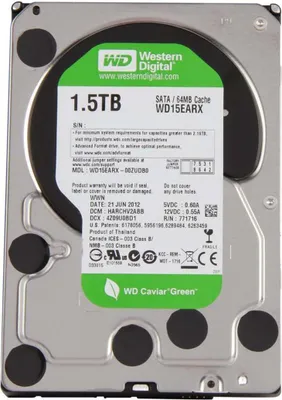 Produktbild von Western Digital WD15EARX 1.5TB SATA 3,5"
