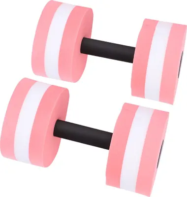 Image de 1 paire de flotteurs d'eau Bodybuilding Training Fitness Yoga Haltère long (rose)