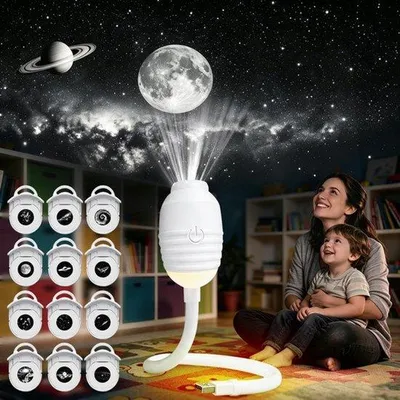 Productafbeelding van Galaxy Projector, 2-in-1 USB sterrenhemelprojector voor volwassenen