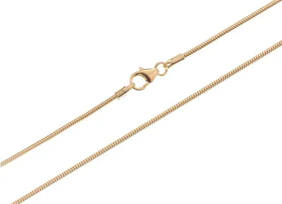 Produktbild von SILBERKETTEN STORE Schlangenkette 1,4mm - 333 Gold, viele Längen wählbar - 65cm