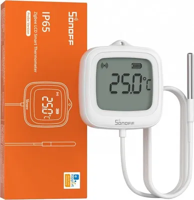 Image de Zigbee Lcd Temperature Sensor Sonoff Snzb-02Ld (With Probe)