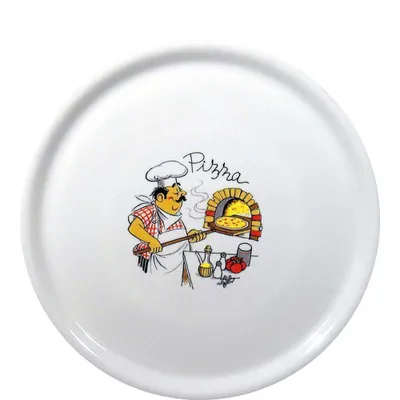 Produktbild von Saturnia Napoli White Dekor Pizzateller 31cm