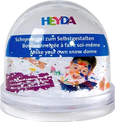 Image de Heyda 204888400 Boule à neige "petite" 9 x 8,5 cm