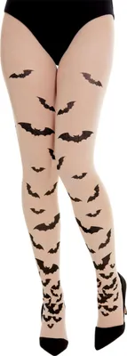 Produktbild von Gothic Fledermaus Schwarm Strumpfhose für Damen
