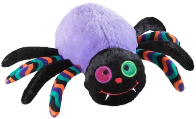 Produktbild von Kuscheltier Spinne lila Halloween-Plüschtier ca. 22 cm