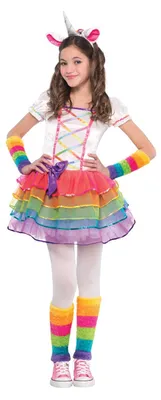 Produktbild von Verkleidungsset Regenbogen-Einhorn, 3–4 Jahre