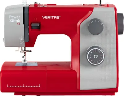 Obrázok produktu pre Veritas Power Stitch 17, Červená, Automatický šijací stroj, Šitie, 4 kroky, 0 - 4 mm, Páka, Otočné