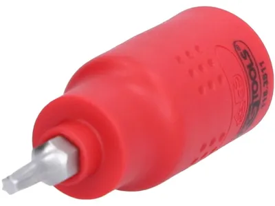 Produktbild von KS TOOLS 3/8" Isolierte Bit-Stecknuss Torx T15 60 mm - 118.3811