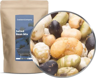 Produktbild von CrackersCompany Gesalzene Bohnen-Mischung (Salted Bean Mix), ZIP-Beutel 350 g