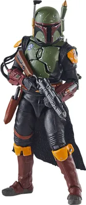 A full-body shot of a Boba Fett action figure.