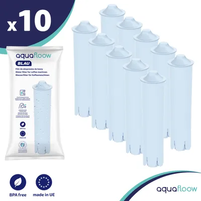 Produktbild von 10x niebieski filtr wody Aquafloow do ekspresów do kawy Jura Impressa, Ena Giga Classic