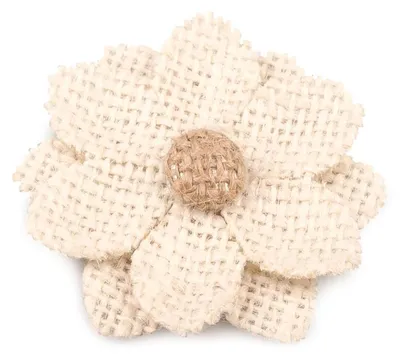 10 Blüten aus Jute Ø 60mm