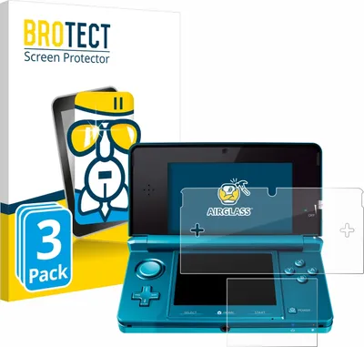 Produktbild von 3x BROTECT Schutzglas für Nintendo 3DS Schutzfolie Panzer Folie Glas Display Schutz klar