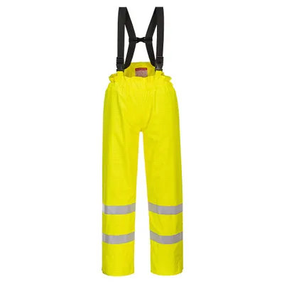 Produktbild von Portwest S781 Gefütterte, wasserdichte Multisafe Warnschutzhose, antistatisch und flammhemmend Yellow Gr. XL