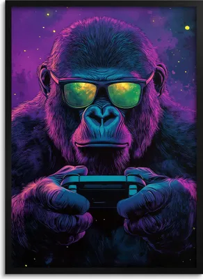 Immagine prodotto di Poster moderno con cornice nera per immagini di gioco Decorazione murale per videogiocatori