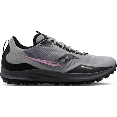 Produktbild von Saucony Peregrine 12 GTX Damen Laufschuh grau/schwarz grau/schwarz 42