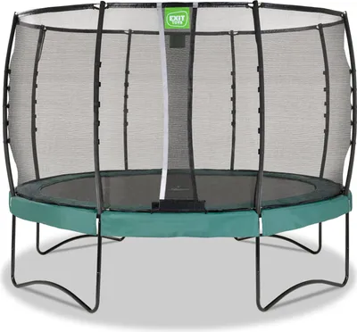Image de EXIT Allure Premium Trampoline ø366cm – Sur pieds – Rond – Vert