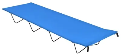 Produktbild von Campingbett aus Oxford-Stoff und Stahl, in Blau
