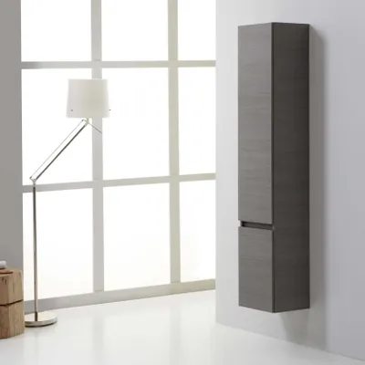 Produktbild von Hochschrank mit zwei Türen für das Badezimmer, wandhängend | Manhattan