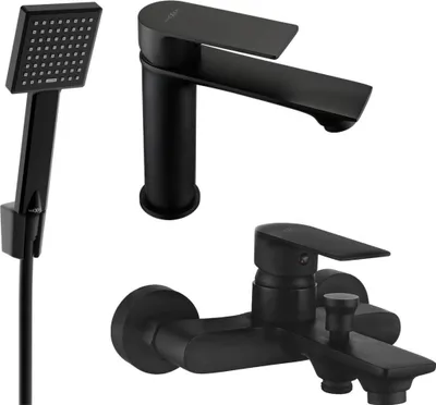 Immagine prodotto di Mexen Royo R45 set vasca, nero - 72203R45-70